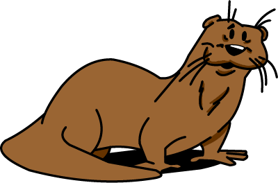 Illustrated otter