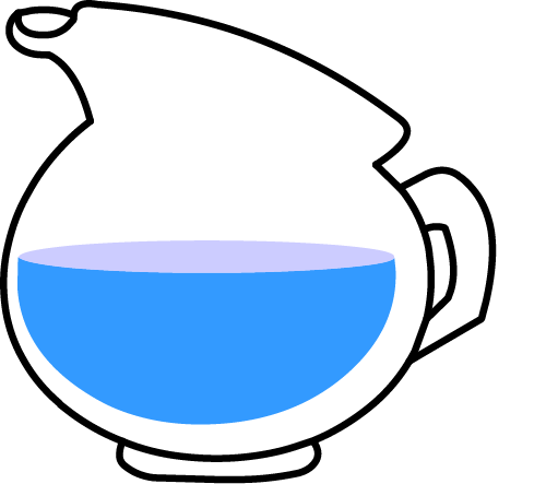 Illustration of a pitcher of water