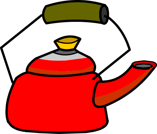 Illustration of a pot on a stove