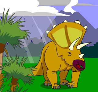 Illustration of a broom sweeping the floor